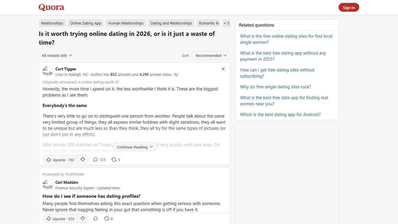 Is it worth trying online dating in 2026, or is it just a waste of time? - Quora